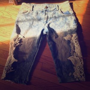 Embroidered jeans